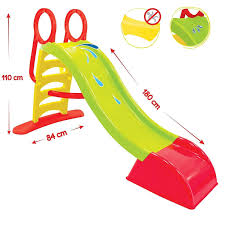 SCIVOLO IN PLASTICA 5 GRADINI CM 180X84X110 CON INNESTO ACQUA