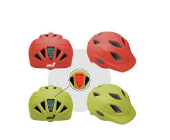 CASCO SPORT`SAFE-X`C/LUCE LED 52-56 CM CON CAVO USB RICARICABILE