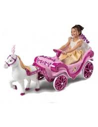 CARROZZA C/CAVALLO ELETTRICA 6W