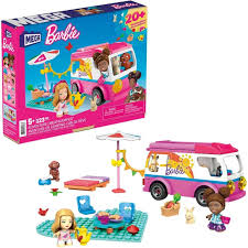 MEGA BLOKS CAMPER SOGNI BARBIE 123PZ