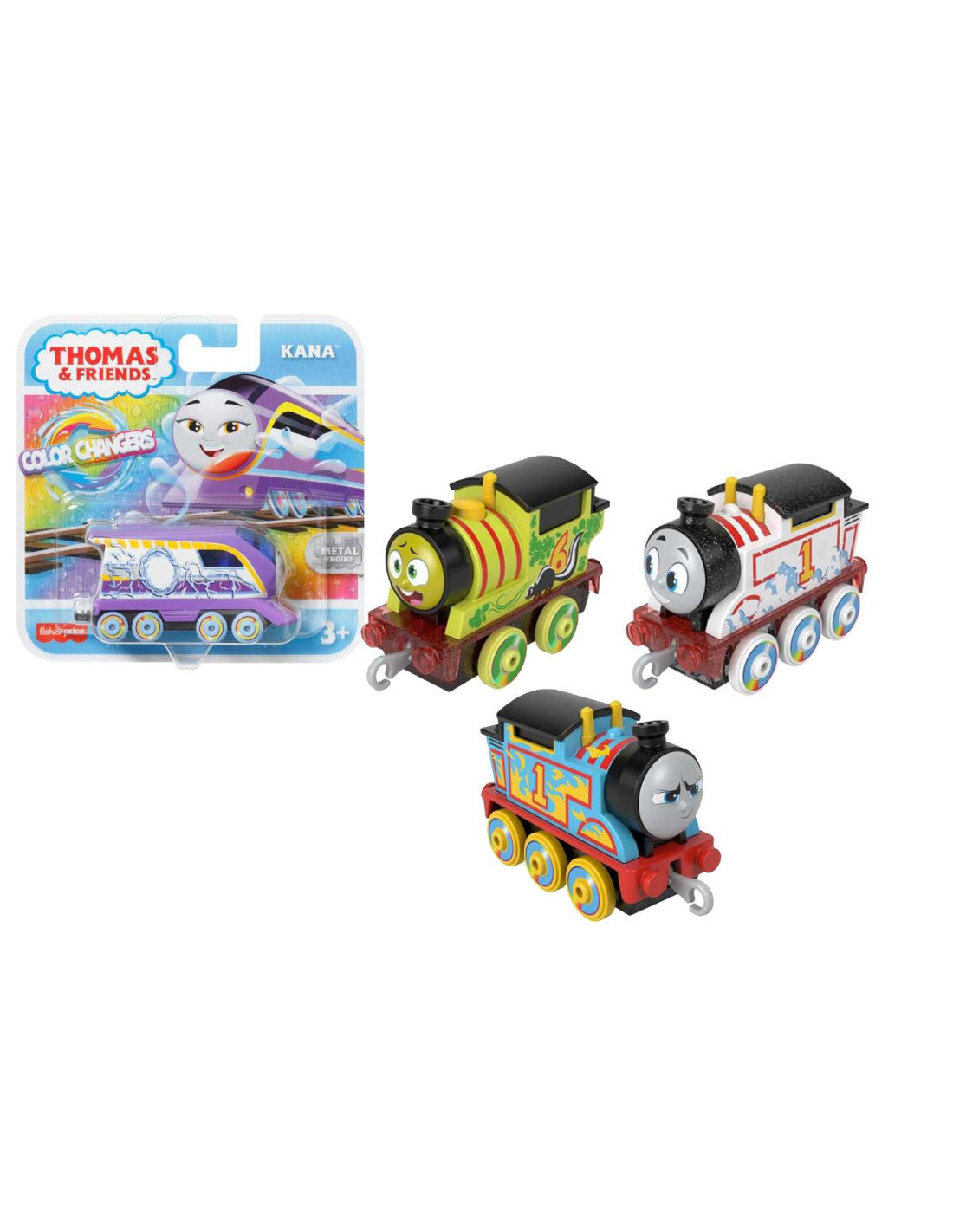 THOMAS E FRIENDS LOCOMOTIVE CAMBIA COLOR