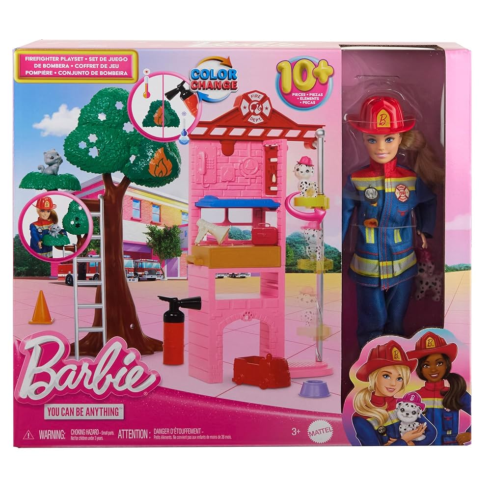 BARBIE VIGILE DEL FUOCO PLAYSET HRG 55