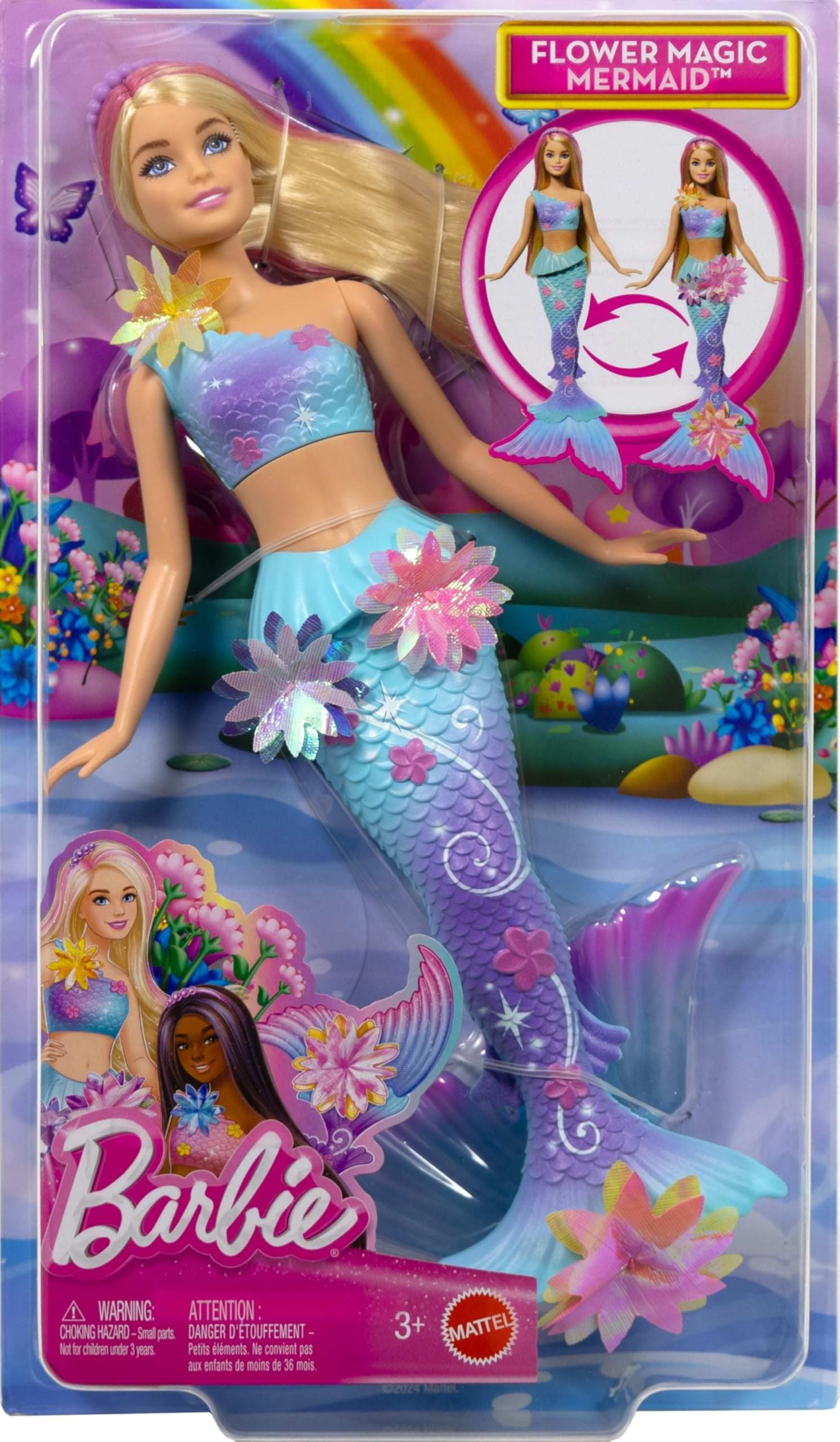 BARBIE FLOWER GARDEN MERMAID JDM72 CANVASS