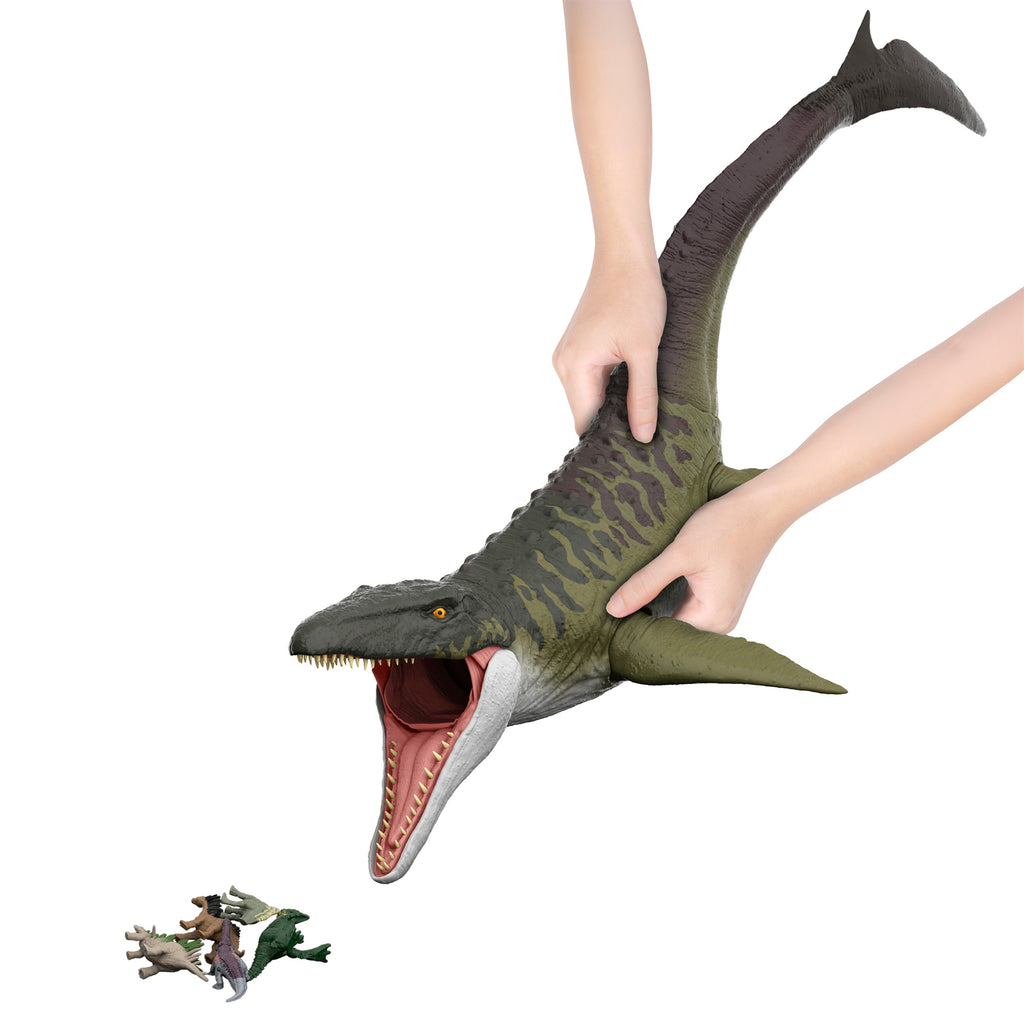 Jurassic World Rebirth Mosasauro Super Colossale Snodato