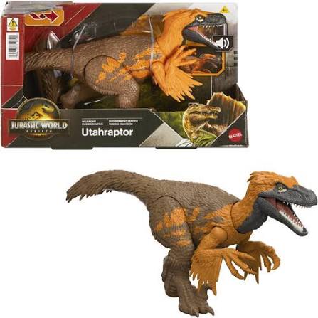 Jurassic World La Rinascita Utahraptor Ruggito Selvaggio JGB87
