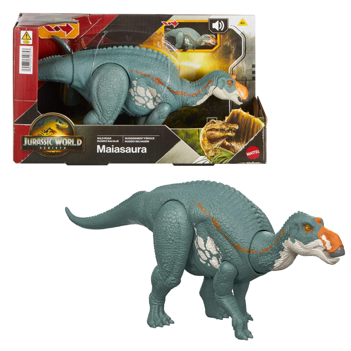 Jurassic World La Rinascita Maiasaura Ruggito Selvaggio JGB87