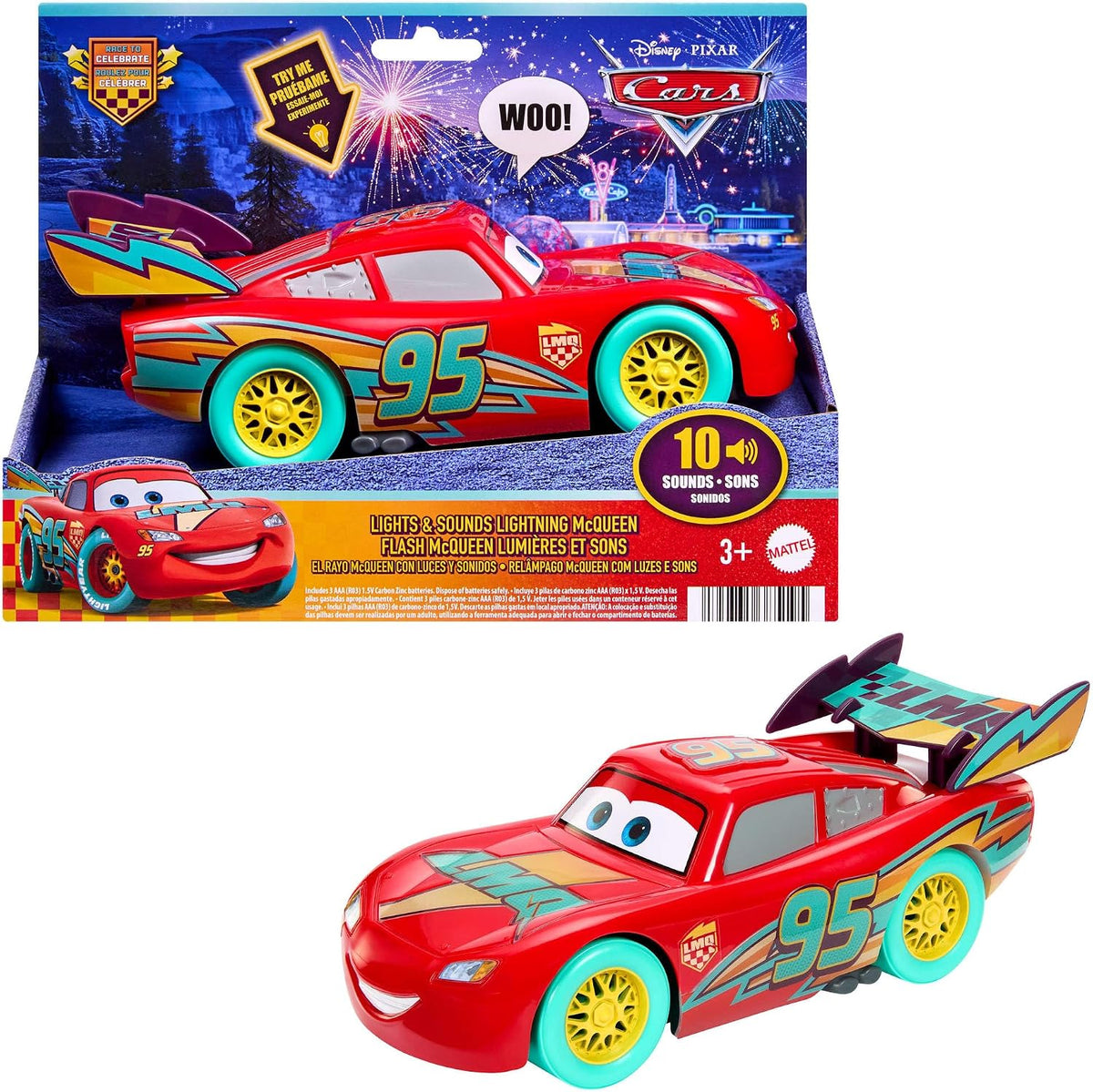 Cars Saetta McQueen luci e suoni