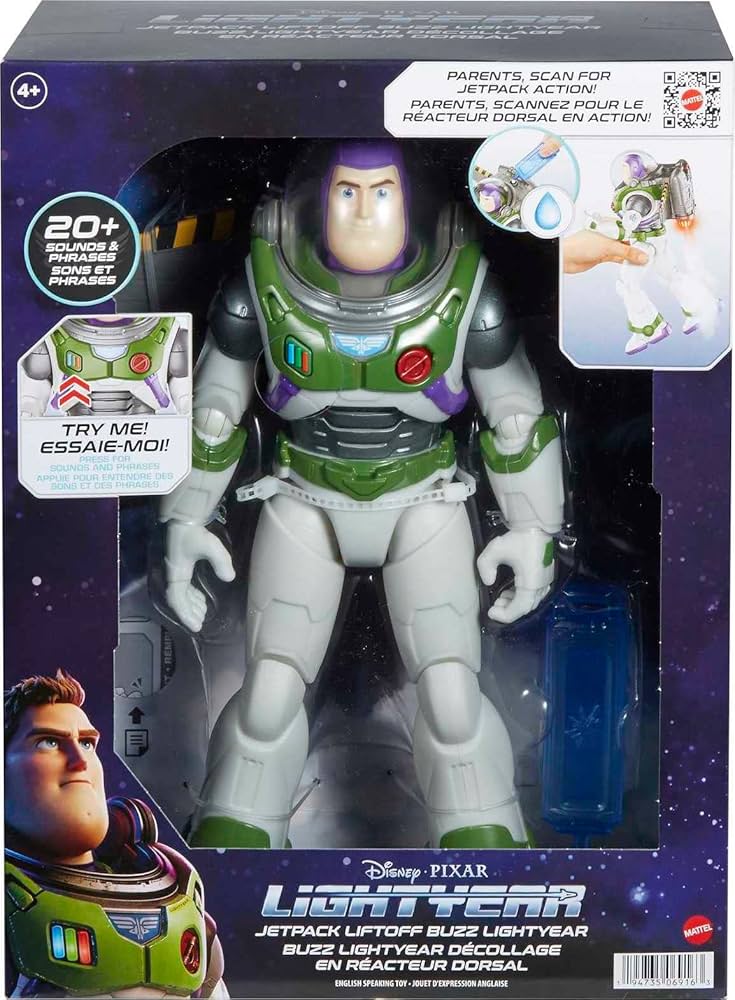 TOY STORY BUZZ LIGHTYEAR HI-TECH MOD.VOLO 12'' JMW28