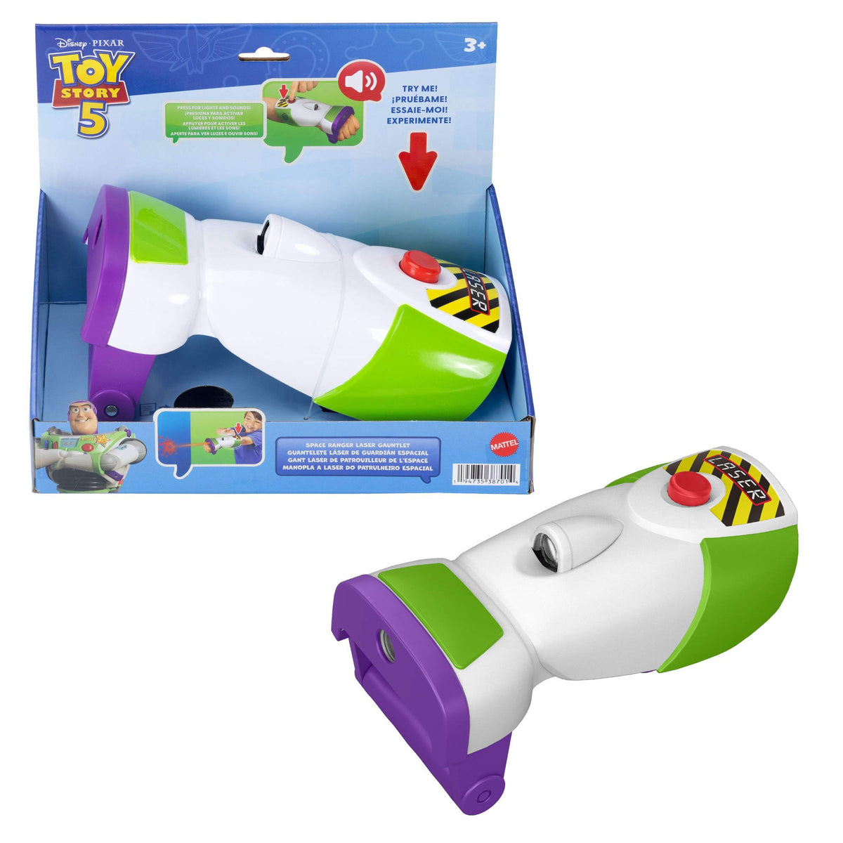 TOY STORY GUANTO LASER DA SPACE RANGER JMW39