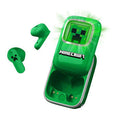 Cuffie wireless MINECRAFT con custodia di ricarica scorrevole e luce a LED