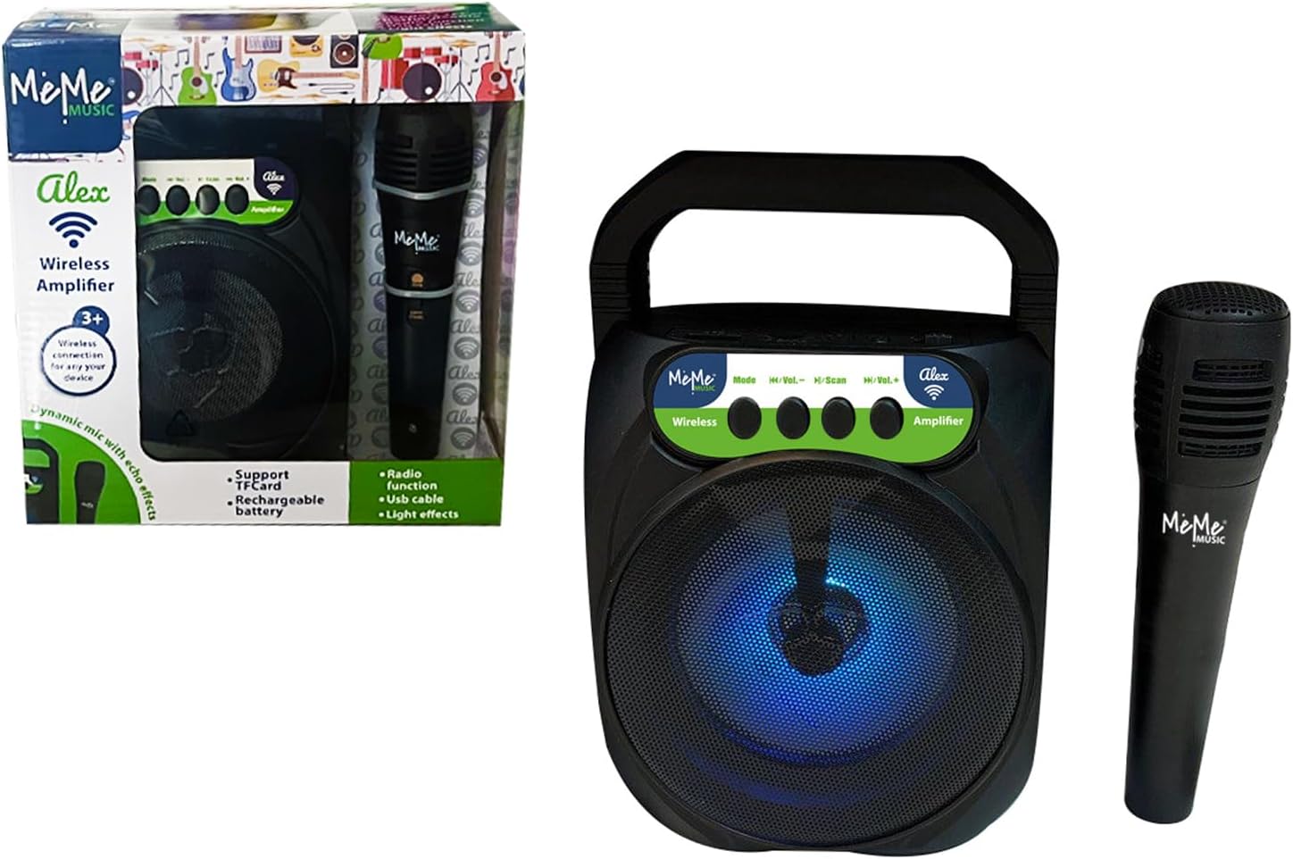 Amplificatore Wireless e Microfono Alex