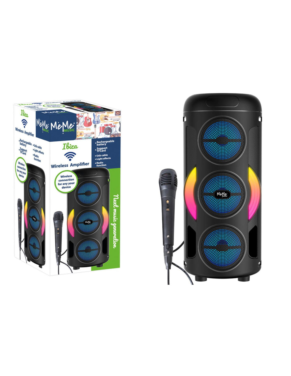Ibiza Amplificatore e Microfono wireless