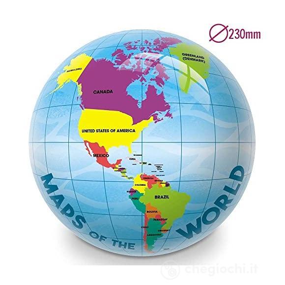 PALLONE MAPPAMONDO Ø23CM