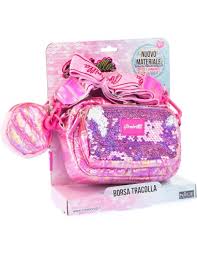GIRABRILLA PUFFER BORSA POCHETTE FUCSIA