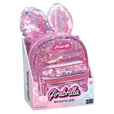 GIRABRILLA ZAINO BUNNY BACKPACK VIOLA/AZZURRO