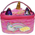 GIRABRILLA PUFFER UNICORN CASE FUCSIA