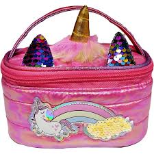 GIRABRILLA PUFFER UNICORN CASE FUCSIA