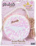 Girabrilla  Borsetta con Paillettes  Maniglia con Perle e Tracolla
