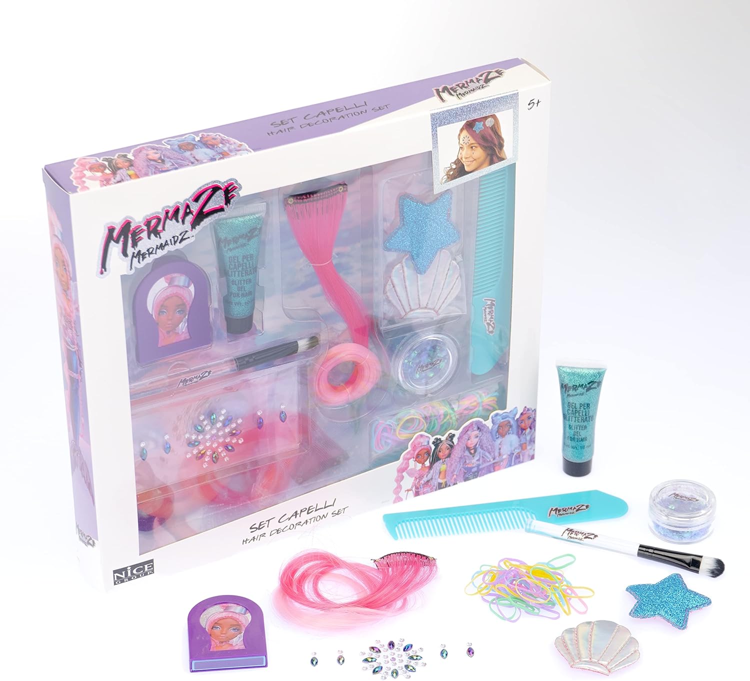 Mermaze Set per la Decorazione dei Capelli