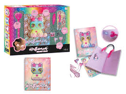 Influencer Diario Segreto SQUISHY CUFFIE+PENNA LUMINOSA