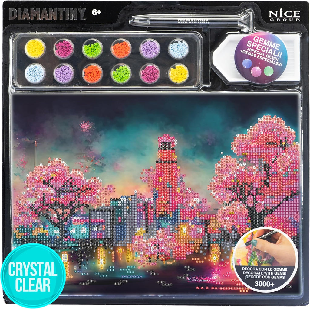 DIAMANTINY Dipingi coi Numeri, Giappone Fantasy Night Paesaggio