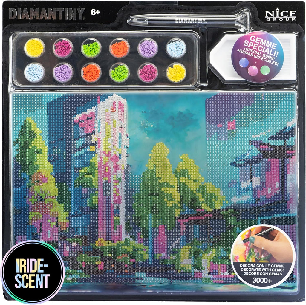 DIAMANTINY Giappone City Night Colore Paesaggio, 21 x 29,7 x 0,3 cm
