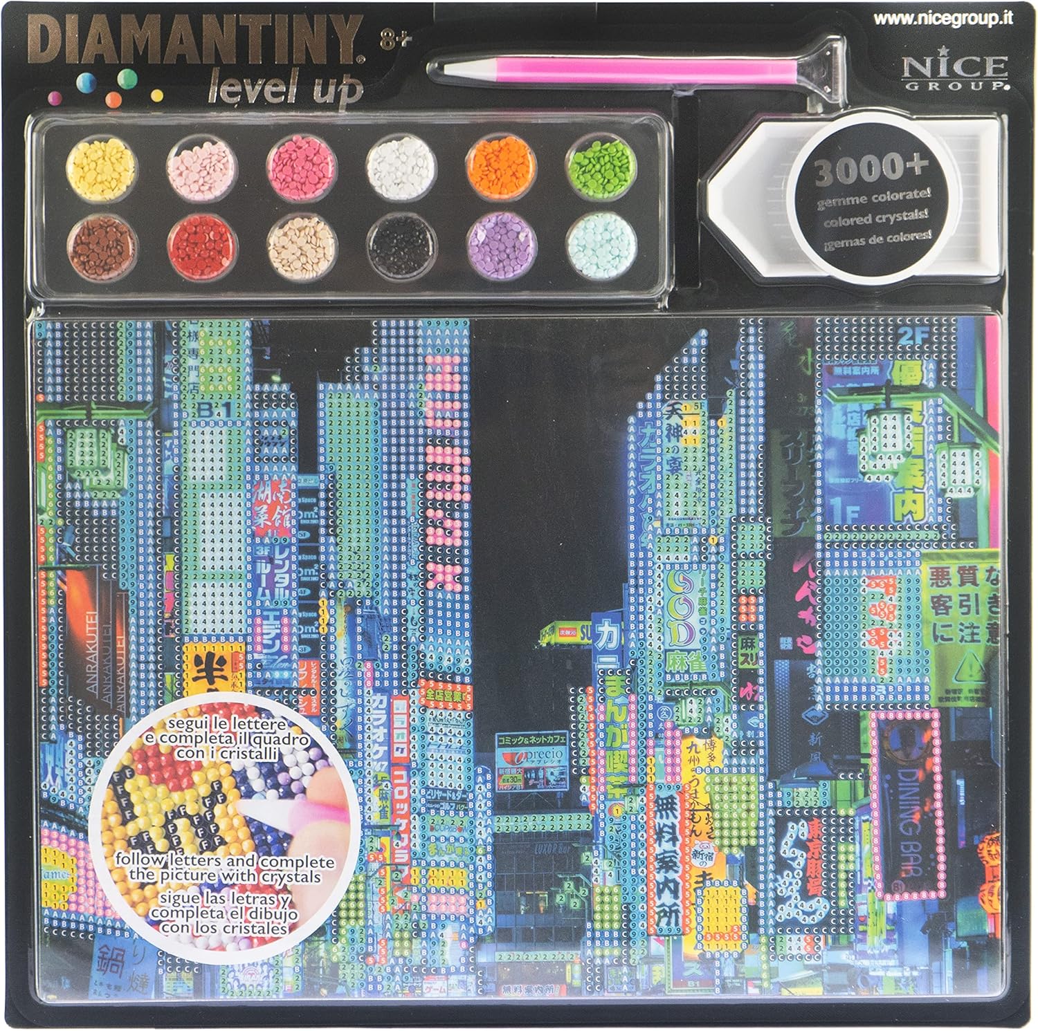 DIAMANTINY Art, Diamond Painting Kit  CITY, Tokyo