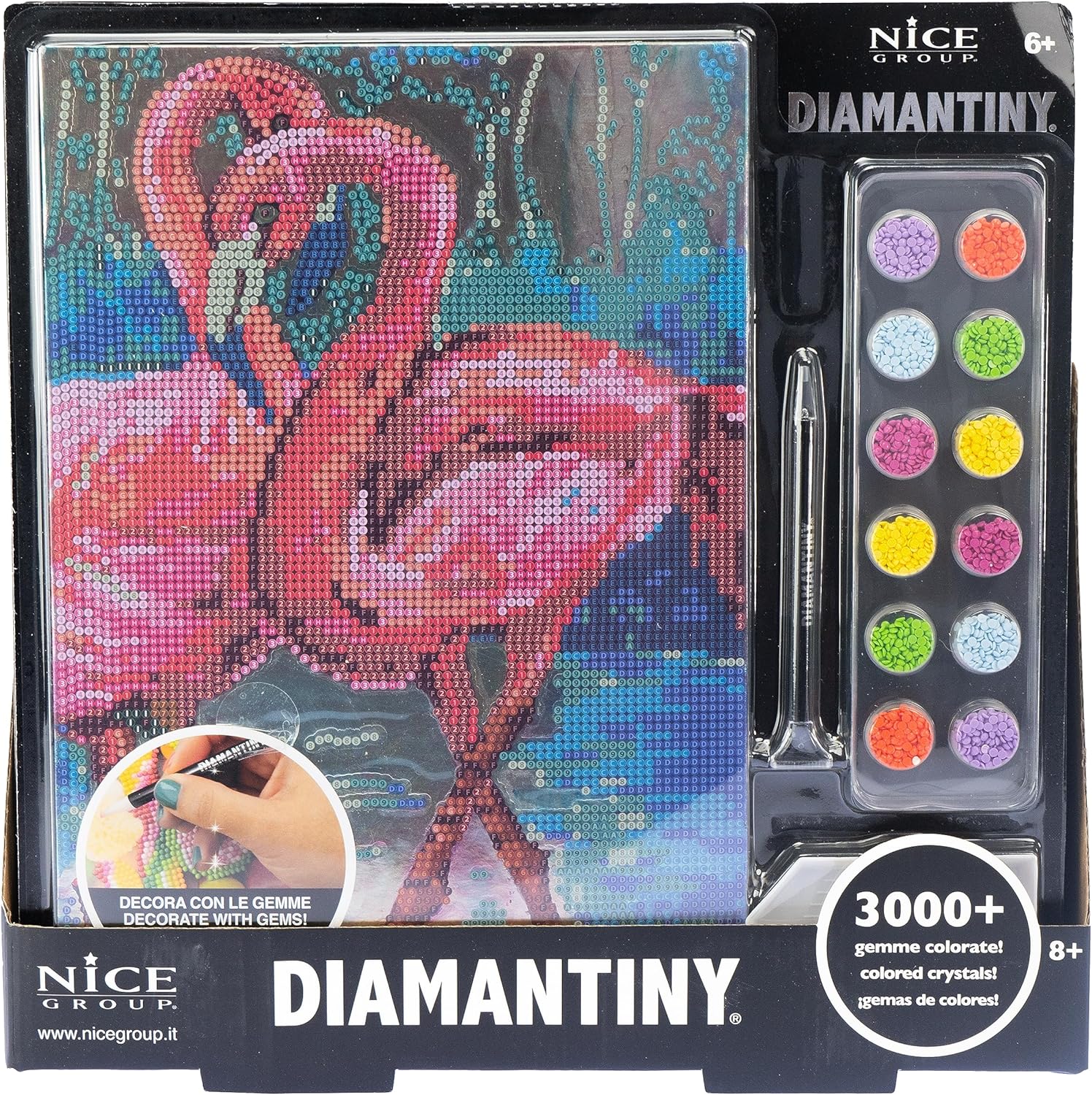 DIAMANTINY  ANIMALS PAINTINGS -  crea il mosaico Fenicotteri
