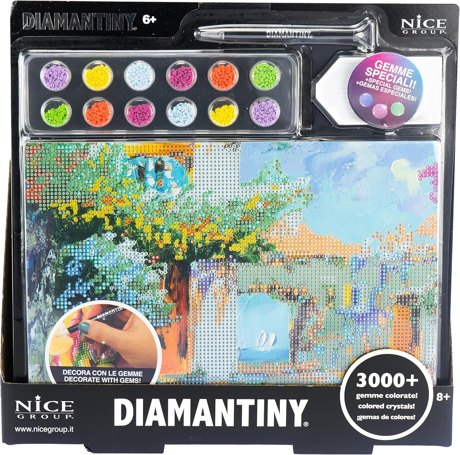DIAMANTINY PAINTING , crea il mosaico Italian Country
