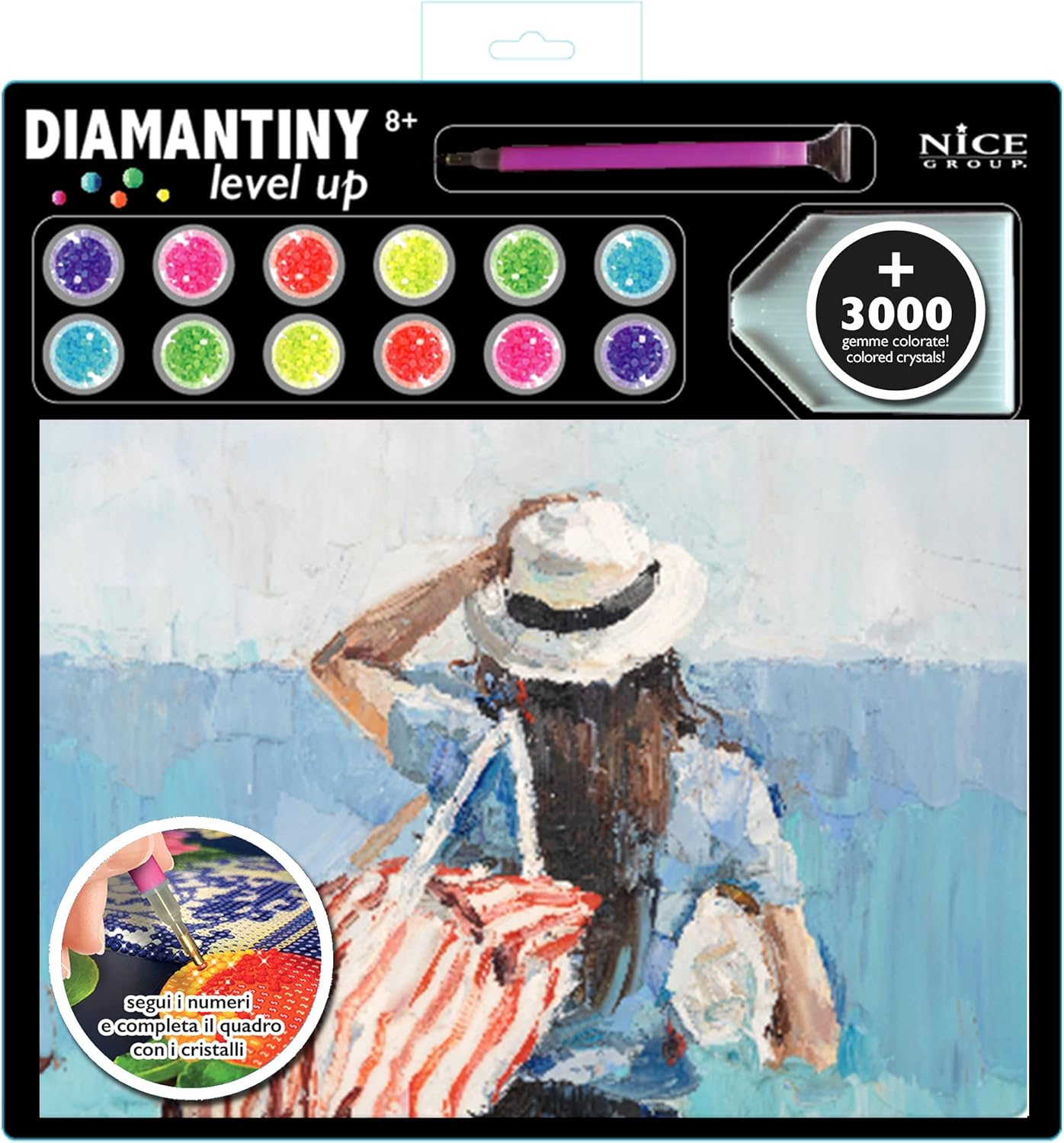 DIAMANTINY  LANDSCAPE PAINTING - Attività Crystal Art,  crea il mosaico Vacation