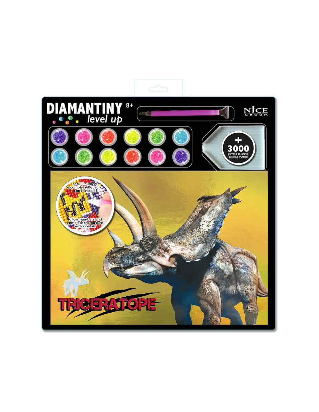 DIAMANTINY Level Up - DINOSAURS - Triceratopo