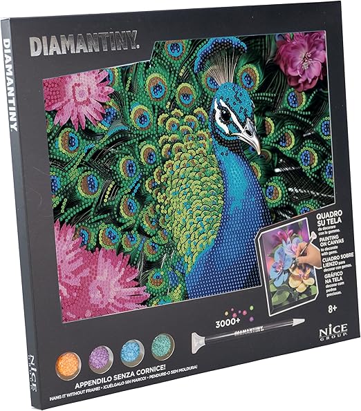 DIAMANTINY Quadro - Animals - Pavone