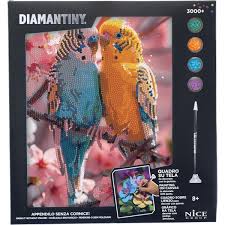 DIAMANTINY Quadro Animals Parrocchetti