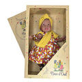 BAMBOLA MARIA CON BEBE' BROWN CASE CON SCATOLA