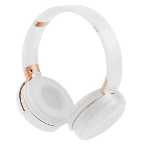 CUFFIA WIRELESS FM RADIO MP3 NQEO BIANCO