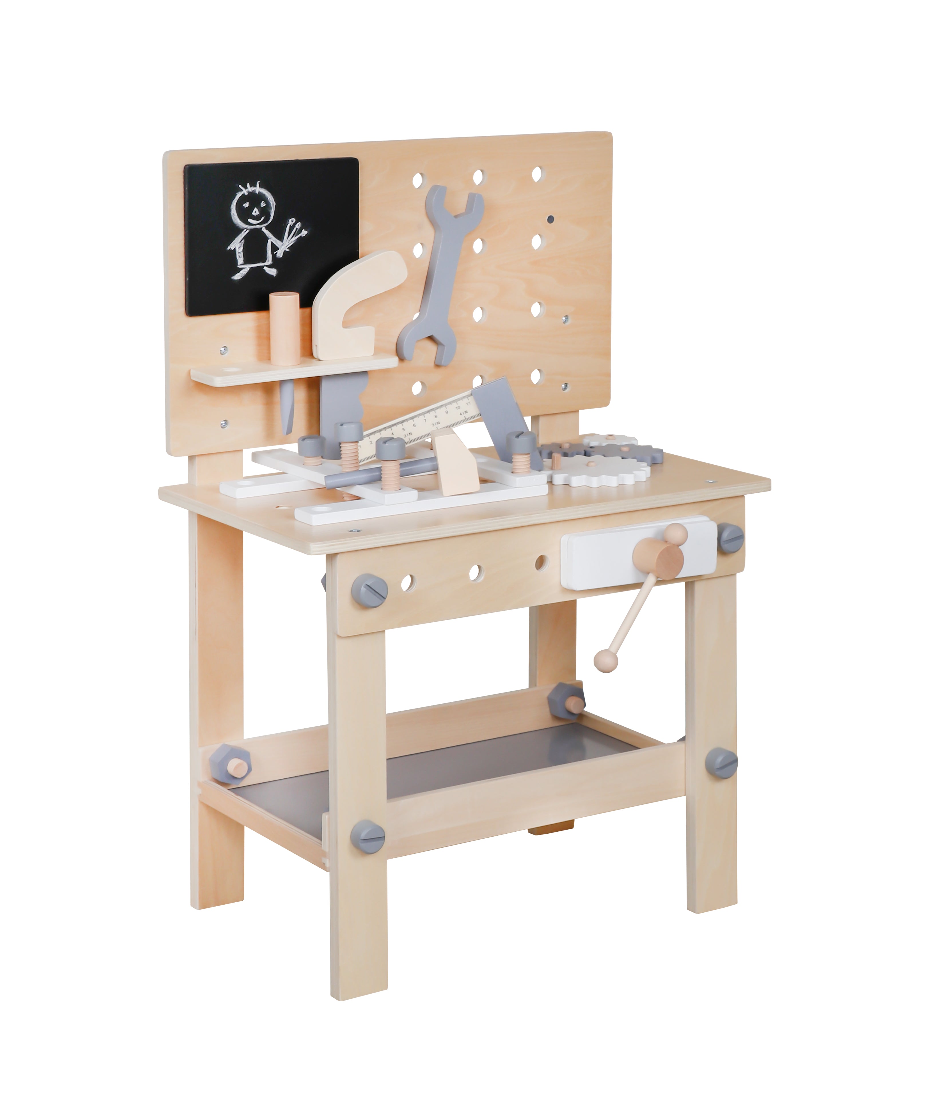 BANCO BRICO LEGNO 57CM C/ACCESSORI