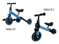 TRICICLO METAL RINFORZATO BLU ODG1161 2 IN 1
