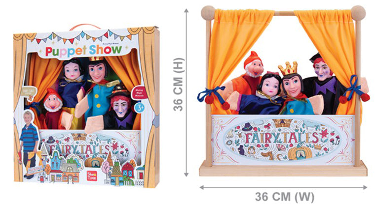 TEATRINO LEGNO 36X36 C/4 MARIONETTE ASSORTITE 7324 ODG1173
