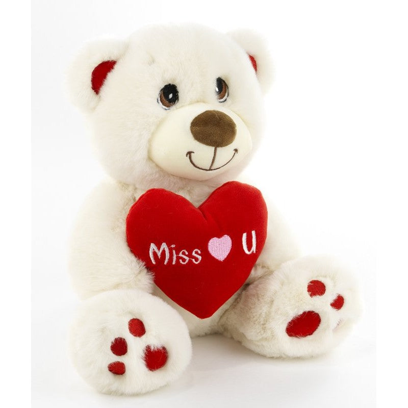 Orso Panna San Val. H.20 Cm Miss You
