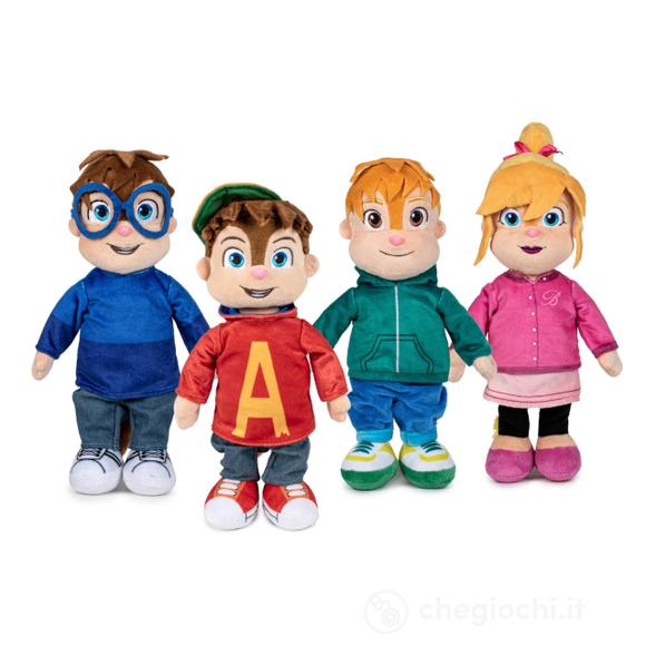 Peluche Alvin And The Chipmunks 4 Ast 30 CM DISPONIBILE SOLO VERDE