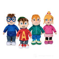 Peluche Alvin And The Chipmunks 4 Ast 30 CM DISPONIBILE SOLO VERDE