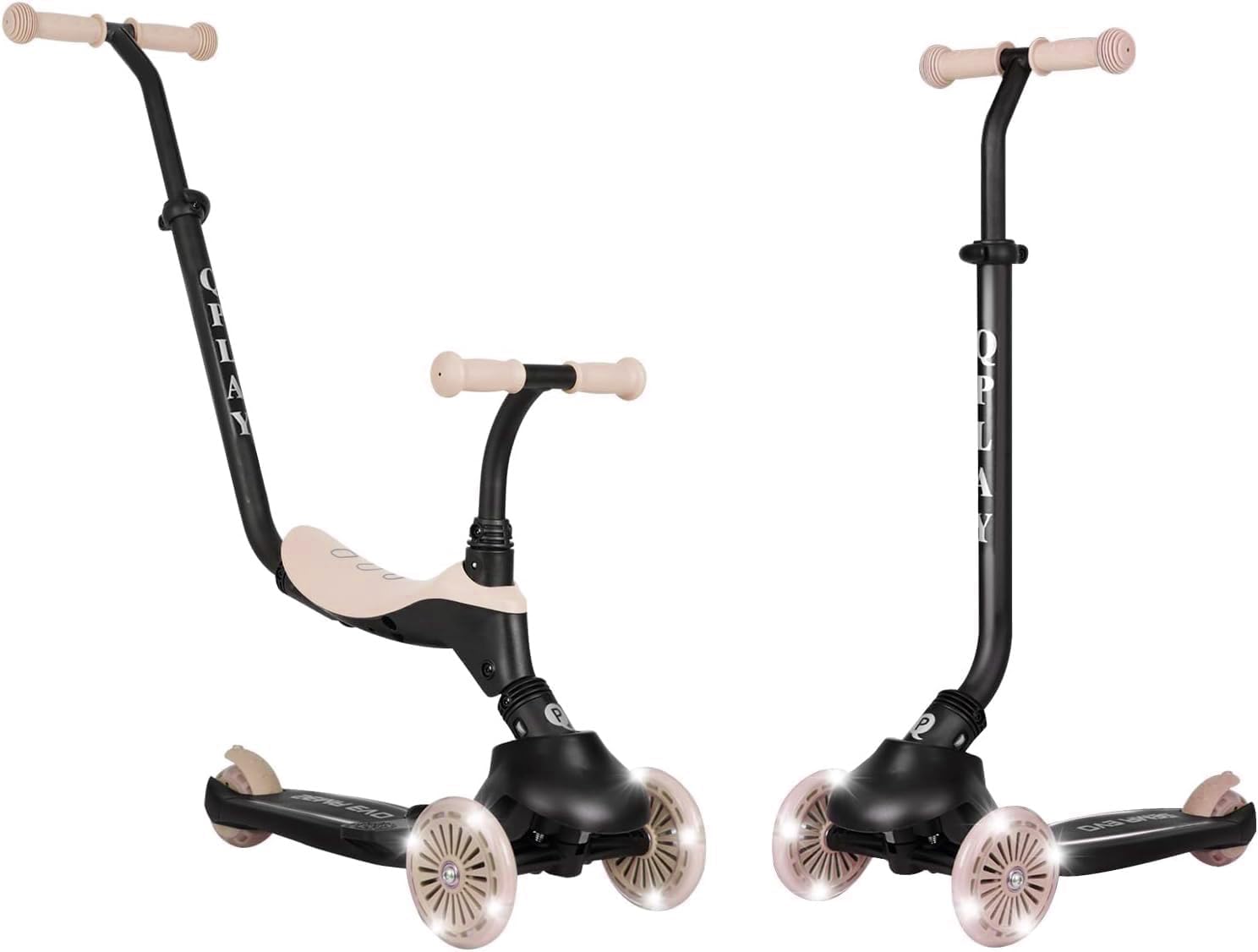 Monopattino QPLAY Sema Evo 6 in 1 con seduta KHAKI