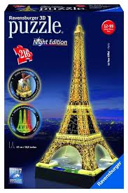 Puzzle 3D Tour Eiffel Night Edition