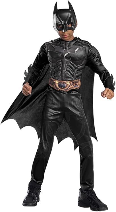 COSTUME BATMAN BLACK DELUXE 8/10  ANNI