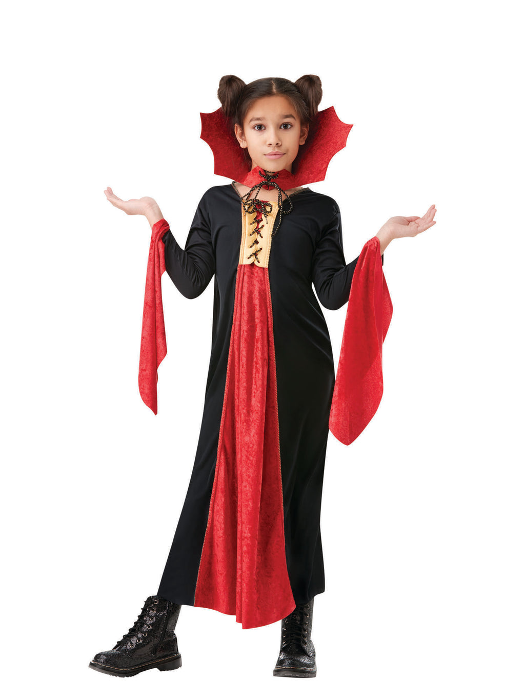 COSTUME VAMPIRA GOTICA ROSSA L