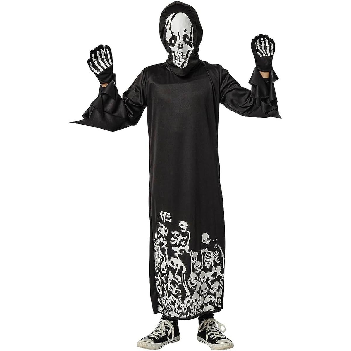 COSTUME TESCHIO FOSFORESCENTE S8883-L 8-10