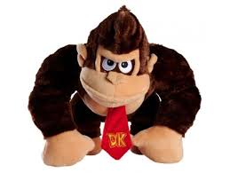 Donkey Kong Plush,SUPER MARIO , i, misura 27 cm