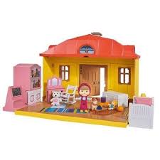 Simba 109301633 - Masha Playset Casa Richiudibile, con Personaggio