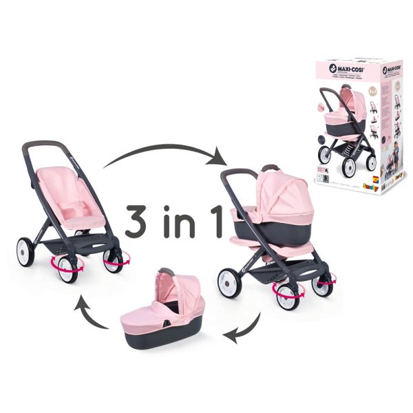Passeggino Maxi Cosi Combi 3 in 1 rosa - Simba