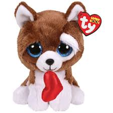 PELUCHE TY CANE CUORE SMOOTCHES 15CM